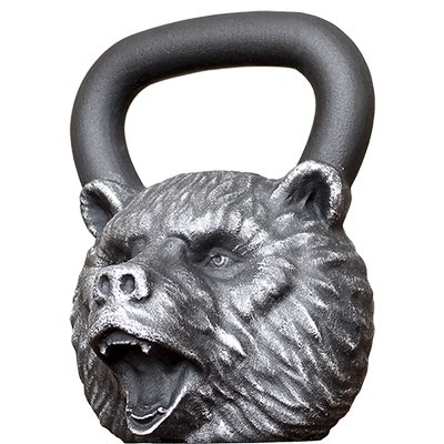 Гиря дизайнерская "Медведь" (16 кг, 24 кг, 32 кг)